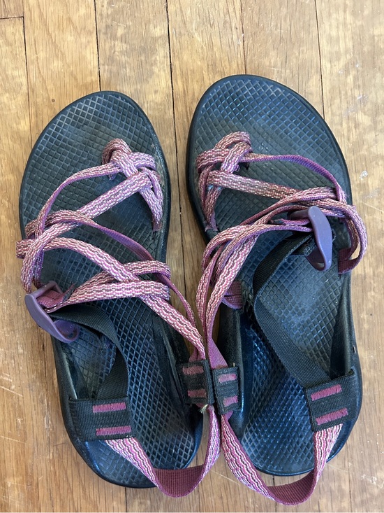 Chaco Shoes - Women’s Strappy Outdoor Sandals in Purple and Pink